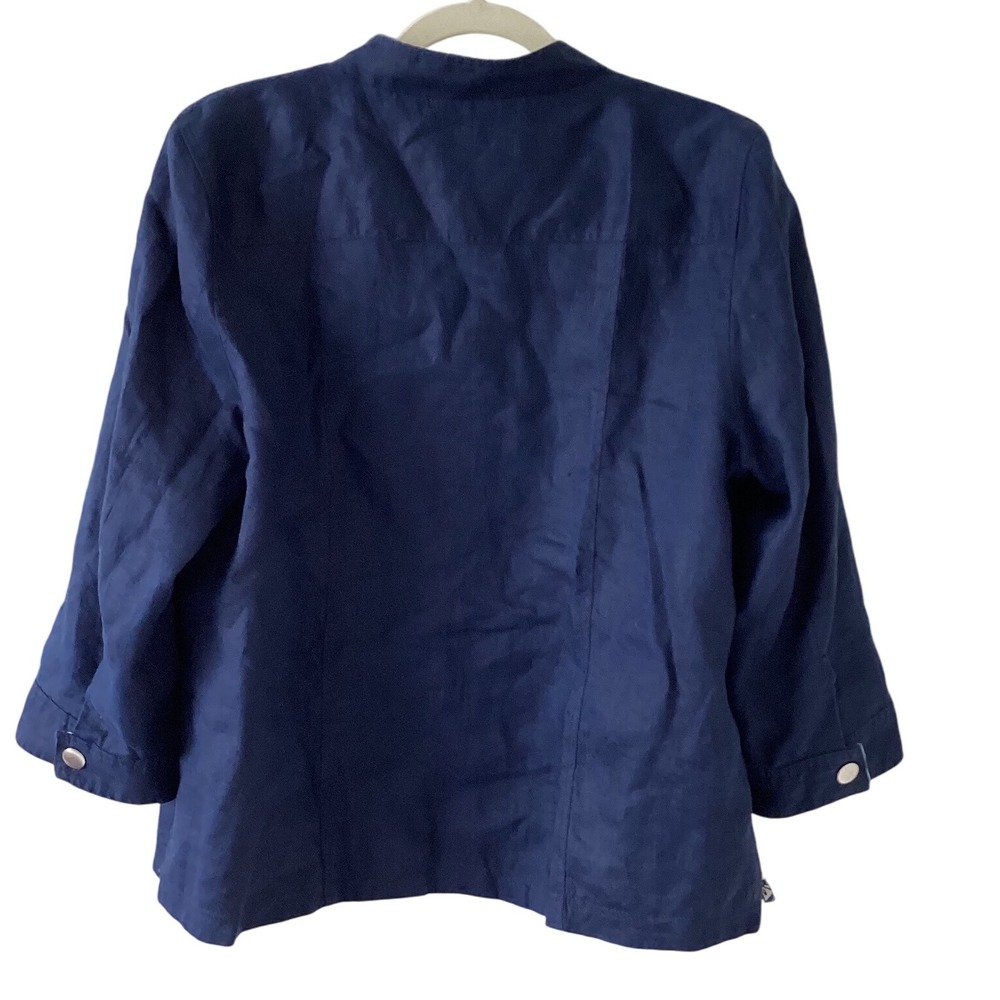 Reversible Jacket Paisley Patchwork Mandarin Coll… - image 5